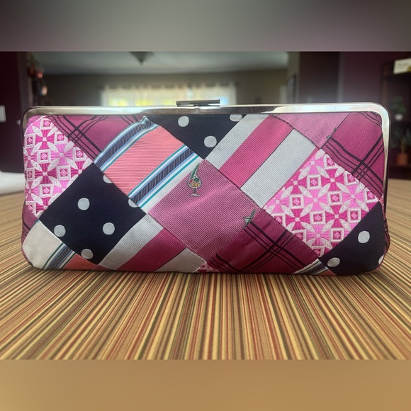 NWT J.Crew Mixed Patchwork Clutch - Picture 4 of 4